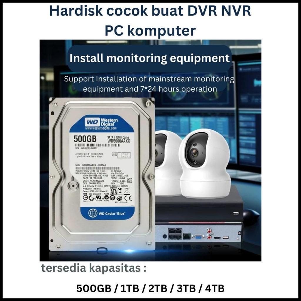Hardisk 500Gb / 1Tb / 2Tb / 3Tb Hdd Surveillance -Hardisk Internal 3,5" For Cctv Hardisk Pc 3.5Inch 