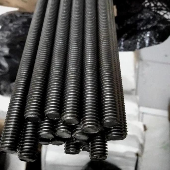 as drat Baja Hitam M8 As Drat M8 / Long Drat / grade 8.8 M8x1Meter RESTOCK