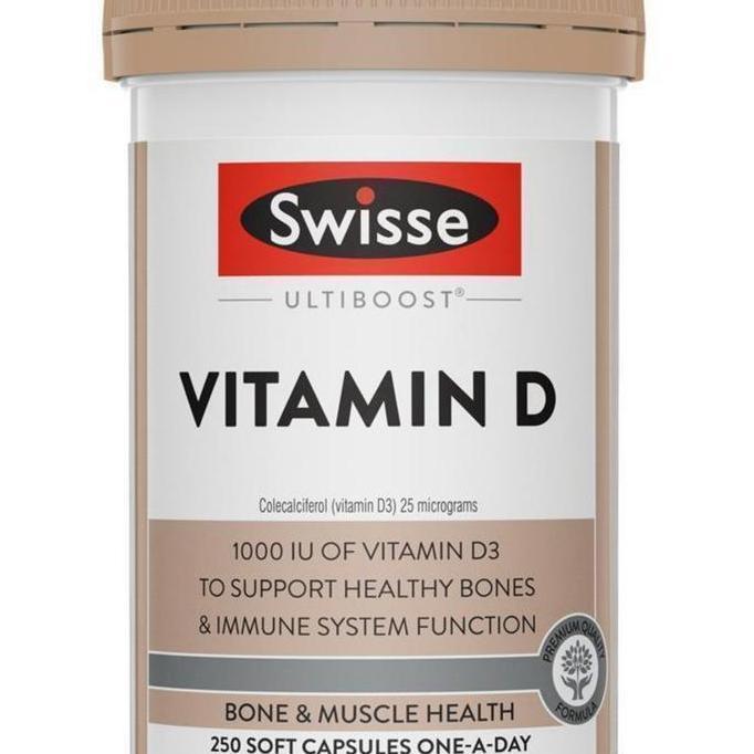 Swisse Ultiboost Vitamin D3 250 Capsules