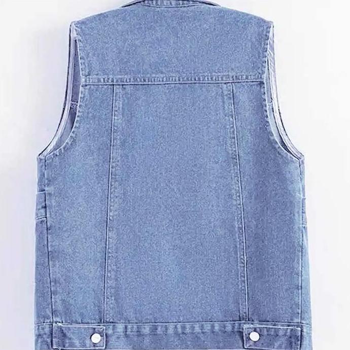 Momi- 985-Rompi Jeans Wanita/Rompi Wanita/Rompi Jeans Wanita Kekinian Atasan