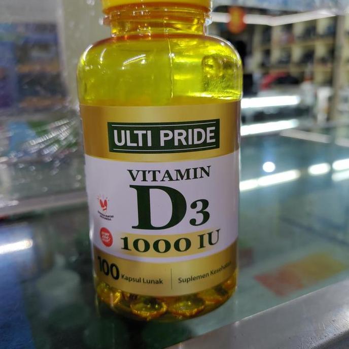 Ulti Pride Vitamin D3 1000IU isi 100