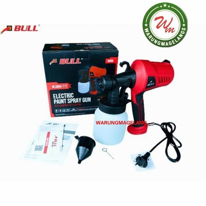 Spray Gun BULL Minyak SPET CAT ELEKTRIK TANPA KOMPRESOR spraygun