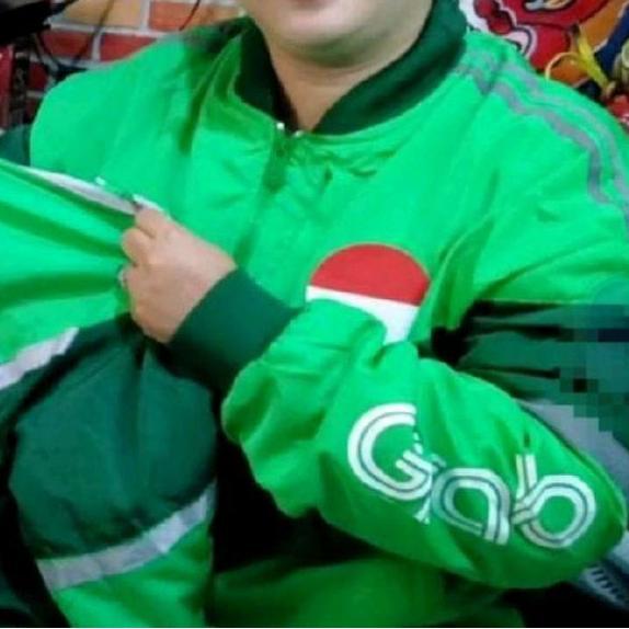 Xxpi- Jaket Ojek Gonline  Gb Bomber Terbaru 2024 Bahan Taslan Kerah Hijau Bisa Buat Vermuk Korean St