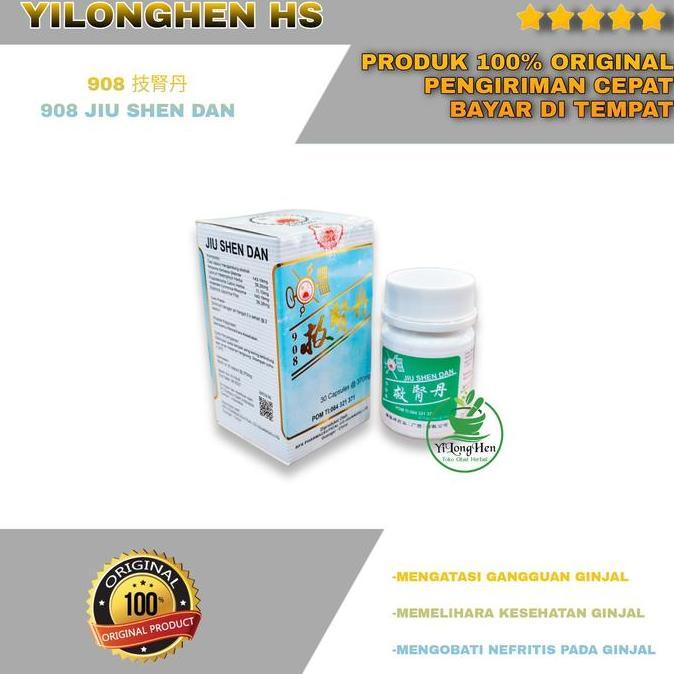 Ready  908 Jiu Shen Dan Obat Ginjal Obat Kesehatan Fungsi Ginjal Nefritis Ginjal