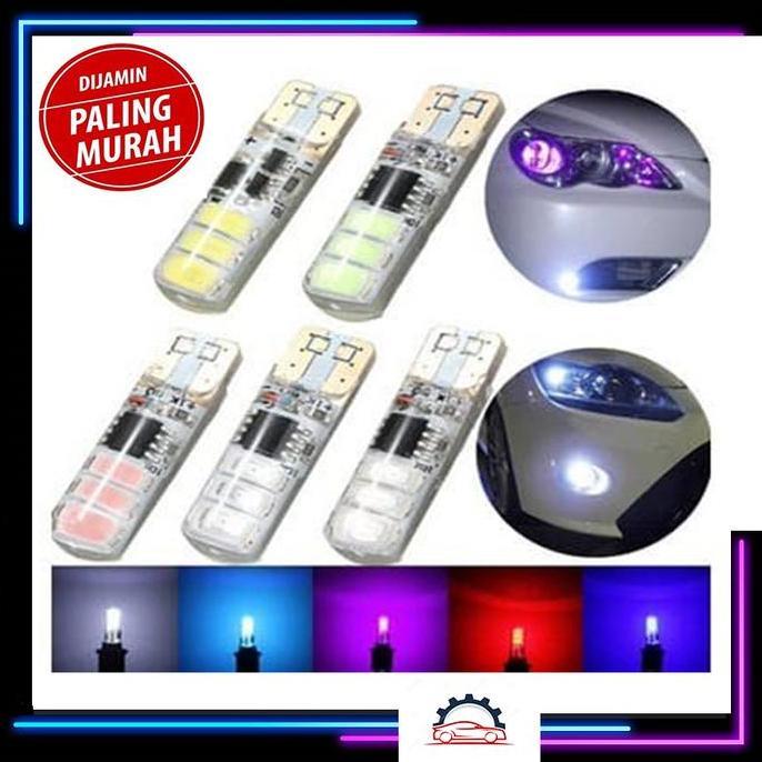 Promo Lampu Led T10 Gel Jelly Sein Senja Mundur Lampu Tahan Panas Kedip Cod