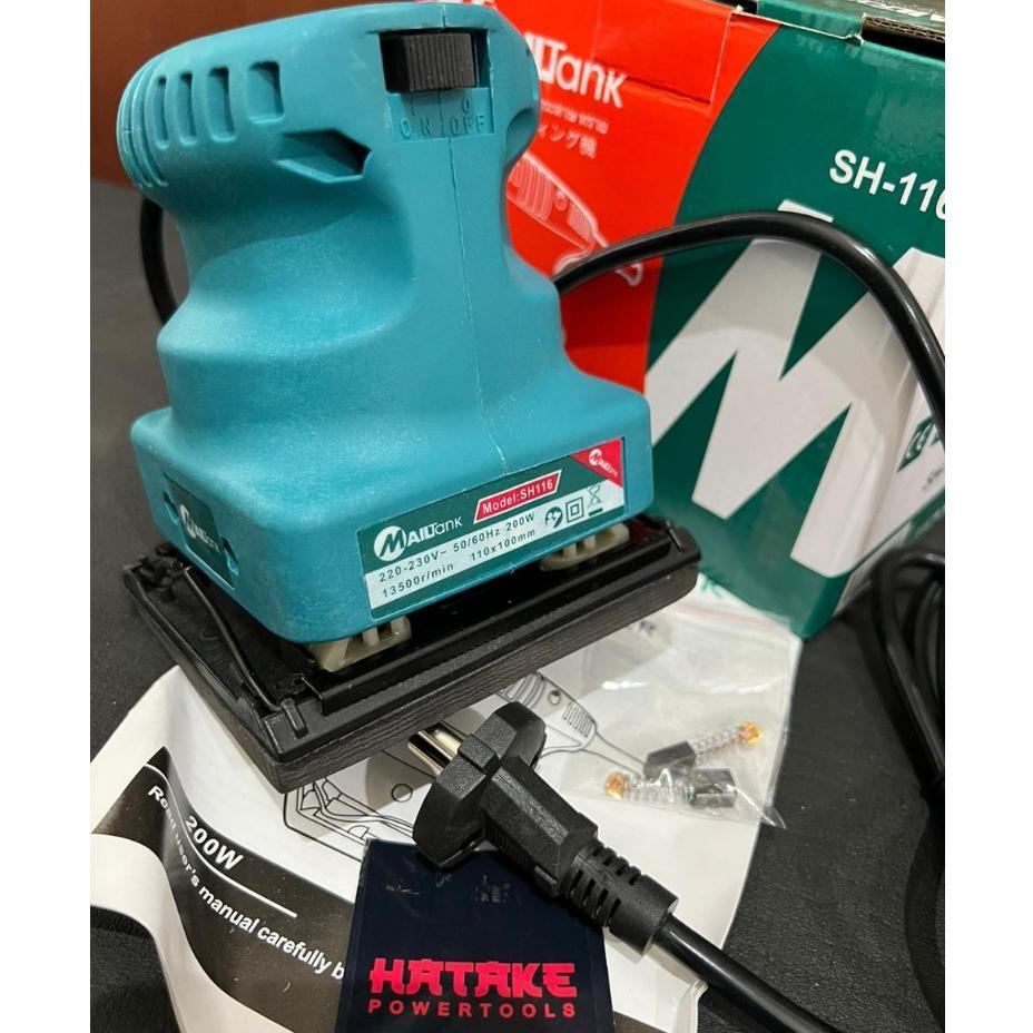 Mailtank Sh116-Elektrik Sander Mesin Amplas Kayu Mesin Amplas Tembok Sh116-Electric Sander Sh-116