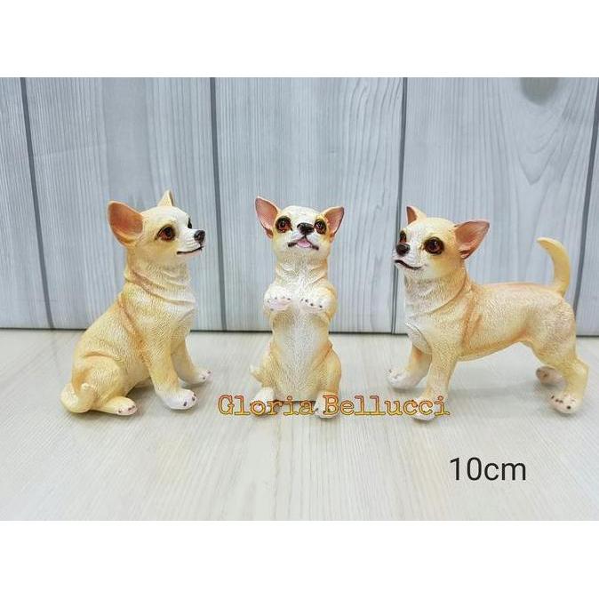 TERLARIS - PATUNG PAJANGAN MINIATUR ANJING CIHUAHUA 3
