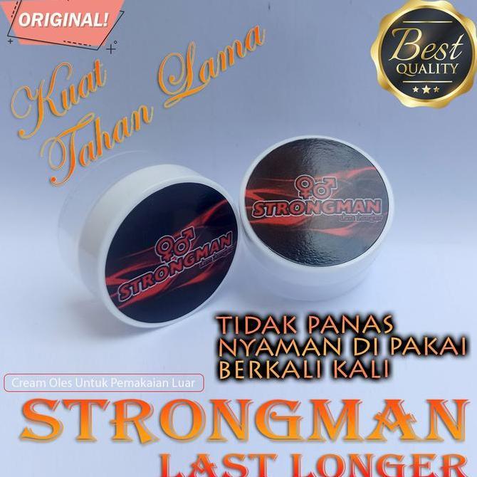Terlaris OBAT KUAT TAHAN LAMA OLES PRIA STRONGMAN ASLI ORIGINAL happy shopping kak
