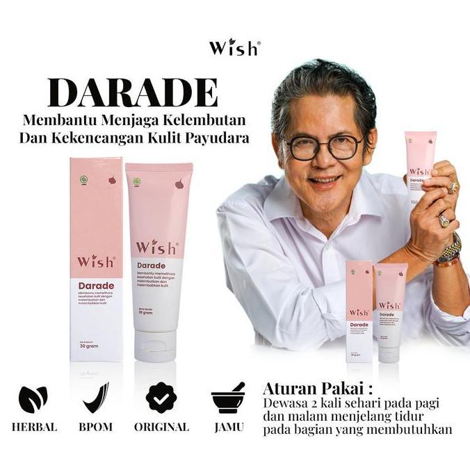Fmlyroom- Wish Darade - Untuk Kulit Payudara Wanita Lebih Kenyal Lembut & Sehat Alami Ekstrak Puerar