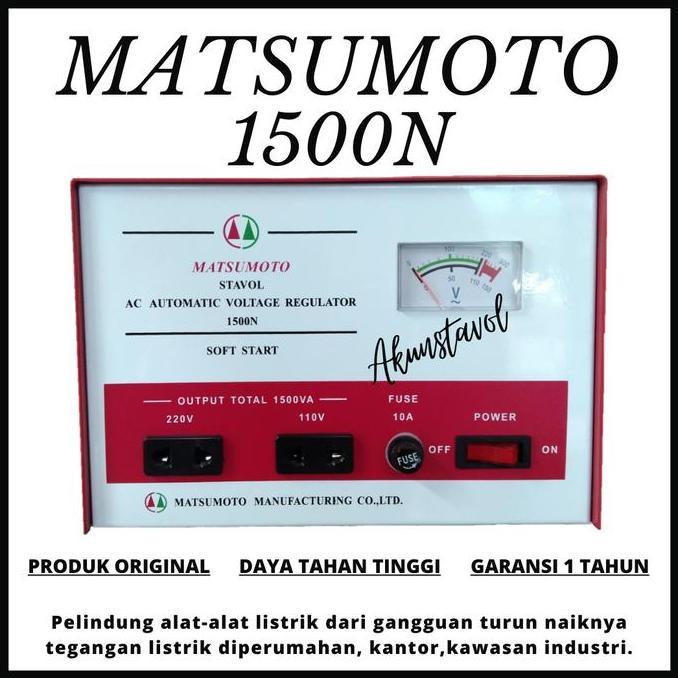 For Sale Stavolt Matsumoto 1500N - Stabilizer Listrik 1500Watt