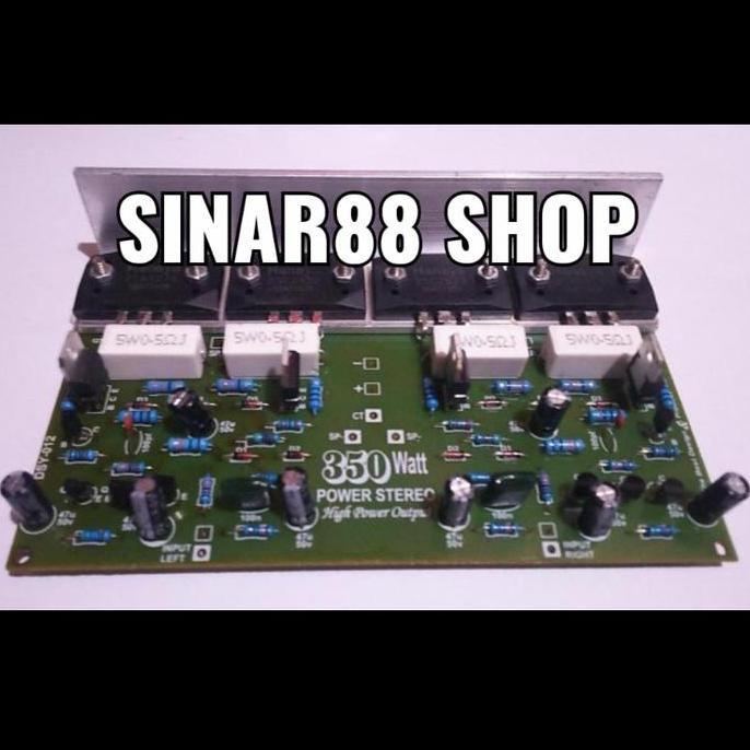 KIT 300WATT/350WATT AMPLIFIER POWER OCL STEREO DSY-012 4TR SANKEN BARU