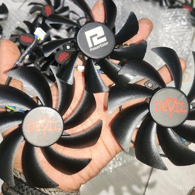For Sale Fan Kipas Vga Powercolor Red Devil Rx 6700 6750 6800 6900 6950 Xt