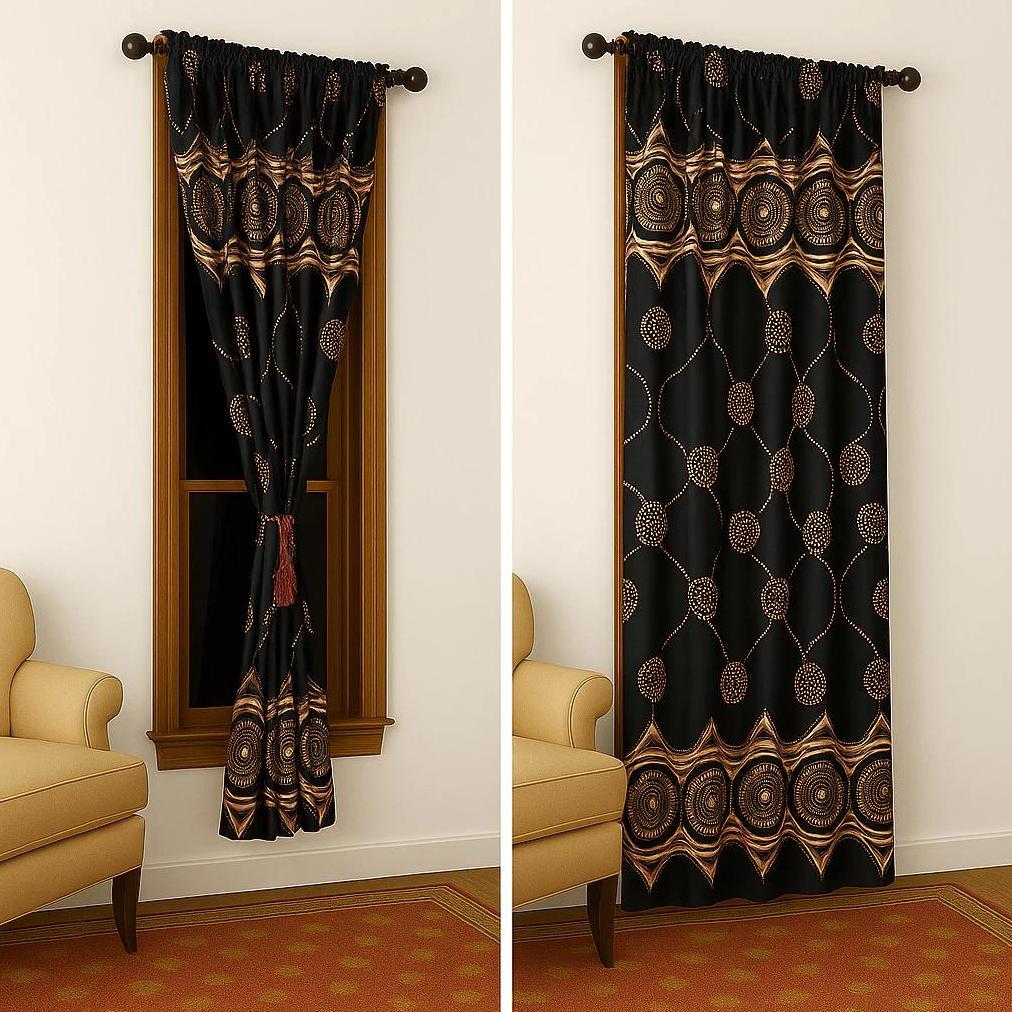 Assalam - Prilie - Herfie - Gorden Hordeng Jendela Panjang Minimalis Ukuran 80X160Cm Model Serut Mot