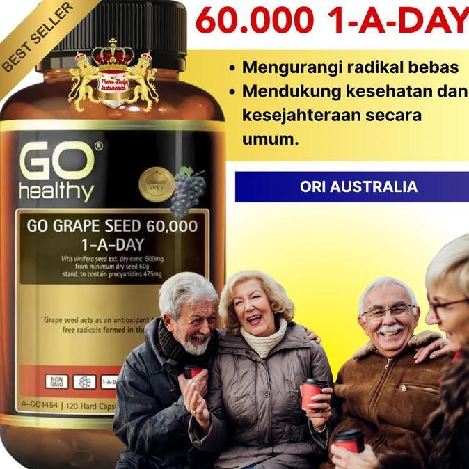 GO HEALTHY GO GRAPE SEED 60.000 1-A-DAY