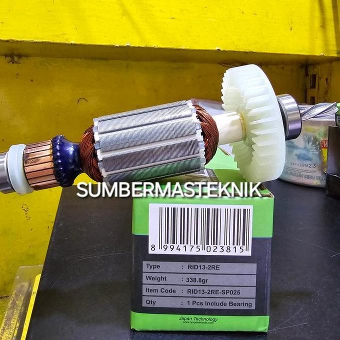 Spesial Armature Ryu Rid13-2Re Angker Rotor Mesin Bor 13Mm Ryu Rid 13-2Re Ryu Rid13 2Re Original