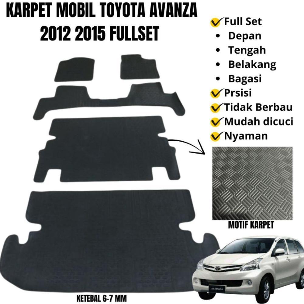 Karpet Mobil Toyota Avanza 2012 2015 Alas Kaki Matras  mobil Avanza fullset 2012 2013 2014 2015