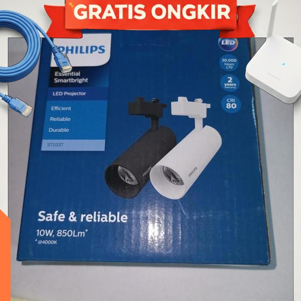 Philips Led Projector St033T Black 10W 4000K 24D