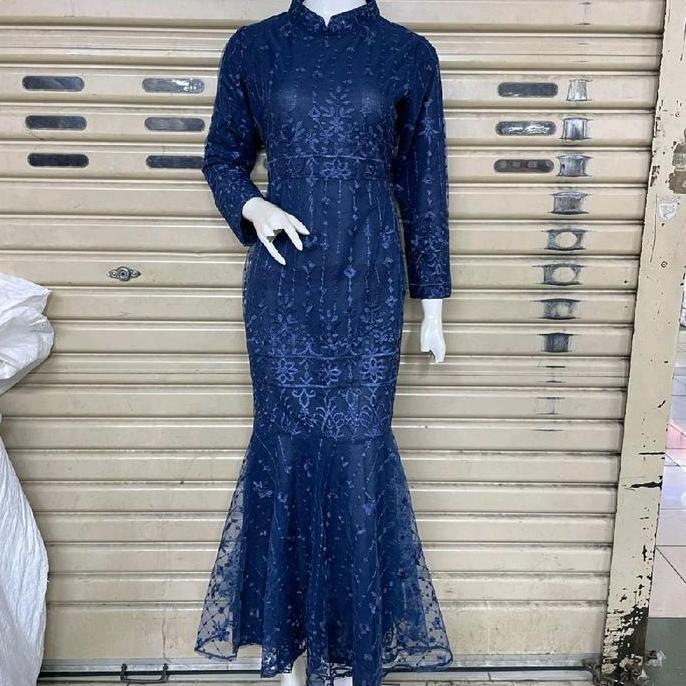 Murah GAMIS DUYUNG MUTIARA / GAMIS PESTA WANITA /DRES BROKAT Non COD