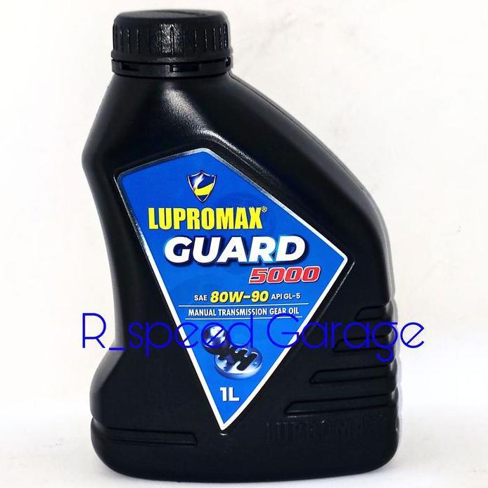 OLI MOBIL LUPROMAX GUARD 5000 SAE 80W 90 TRANSMISI MANUAL & FINAL DRIVE GARDAN 1 LITER
