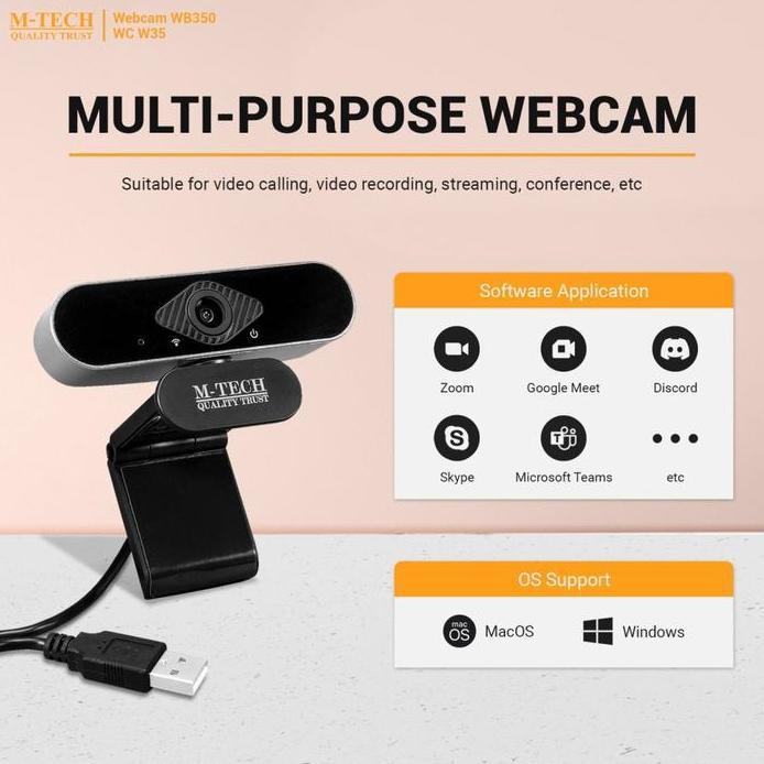 Ready Webam M-Tech WB350 FHD 1080P Camera