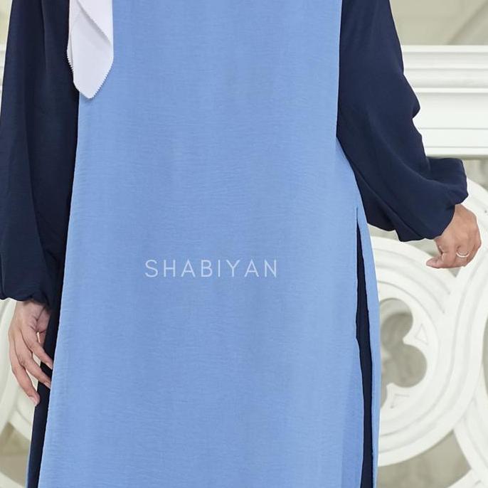 MURAH LEBAY SHABIYAN-588 Gamis Rompi Cardigan Panjang Lepas Pasang Airflow MURAH LEBAY