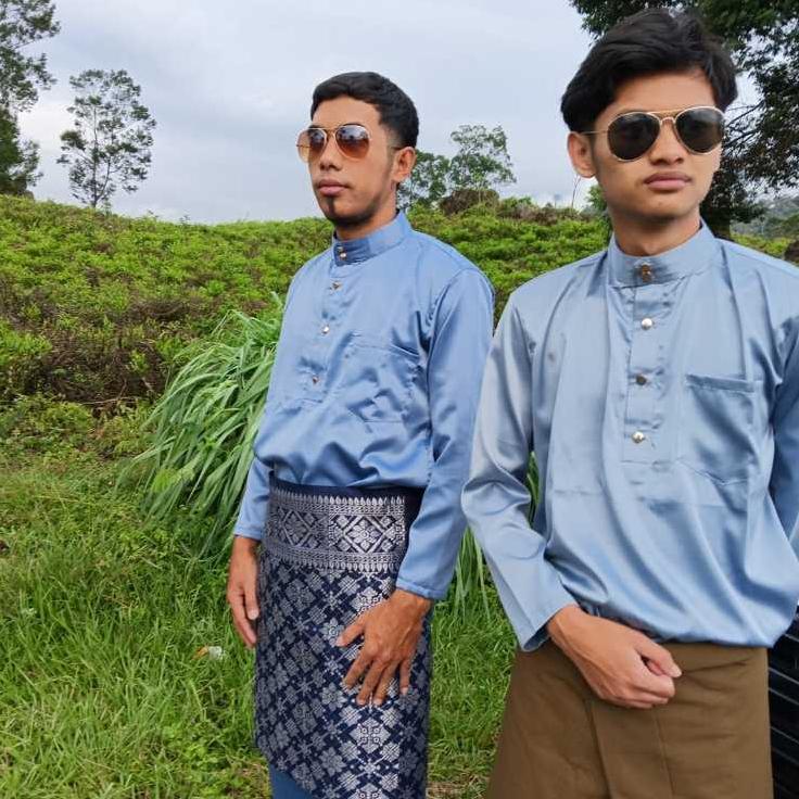 BESTPROMO 1 Stell baju melayu teluk belanga pria TREND WARNA 2024