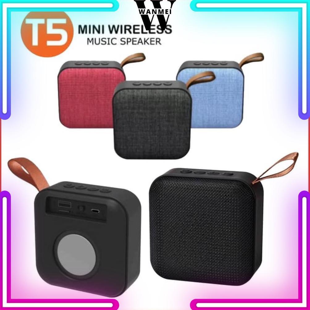 WM Speaker Bluetooth Portable Mini T5 Musik Box Speaker Bluetooth Wireless box music Kotak