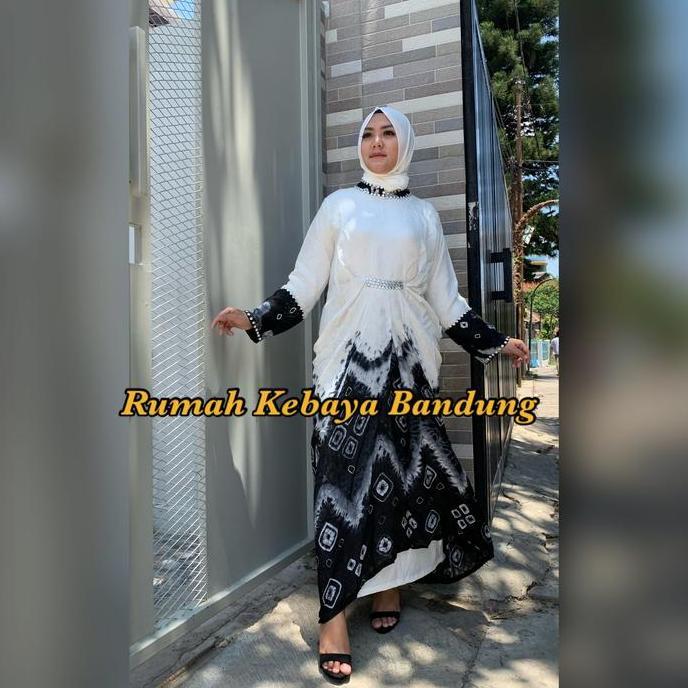 Murah Kaftan Jumputan Sumatera Batik Jupri Gamis Muslim Viscose Panjang Non COD