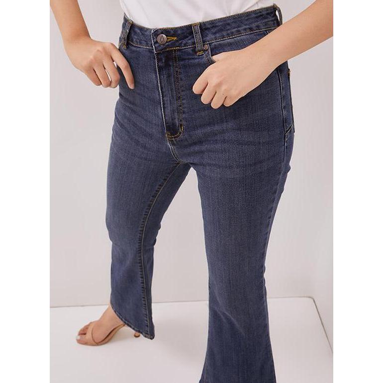 DUST - Celana Vintage Cutbray Jeans Adisti (D. 3819) Cutbray Jeans Wanita (TERBAIK) (TERBARU) (TERMU