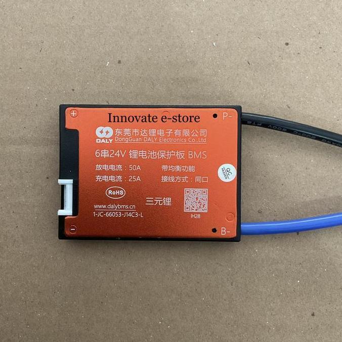 Bms baterai batre lithium 18650 6S 24V merek Daly murah