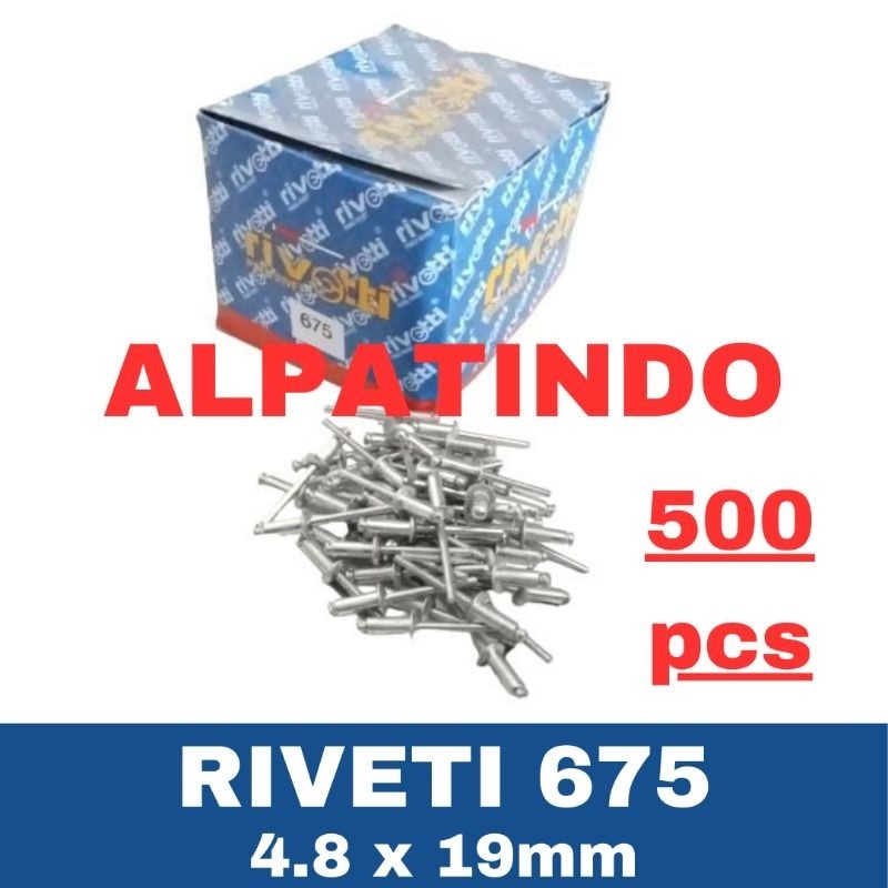 Paku Rivet 675 Rivetti Riveti 500Pcs - Paku Rivet 5Mm