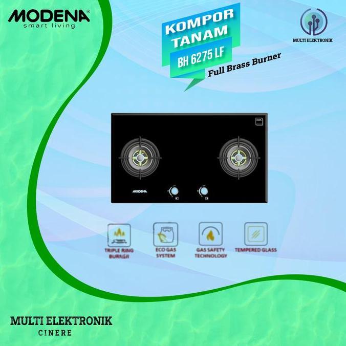 Kompor Tanam 2 Tungku MODENA BH 6725 LF / BH-6725LF