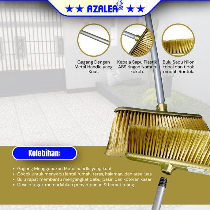 [AZALEA] Azalea Golden Sapu / Straight Broom (60250) JS