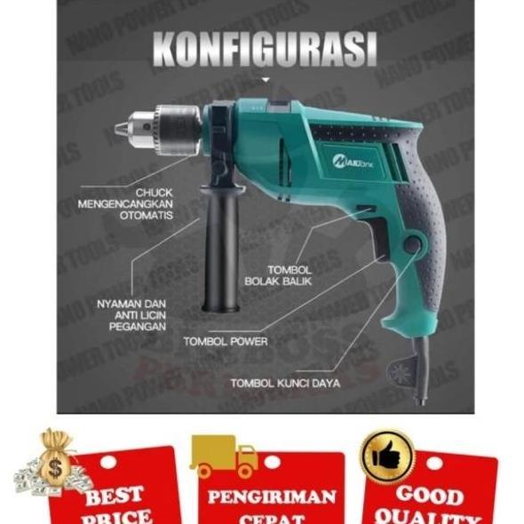 Spesial Mesin Bor Tangan Mailtank - Mesin Bor Besi - Mesin Bor Kayu 13Mm