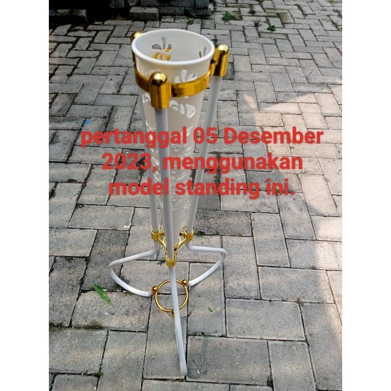 Standing Besi Import Untuk Bunga Artificial / Jagrak Bunga Artificial / Vas Bunga Artificial