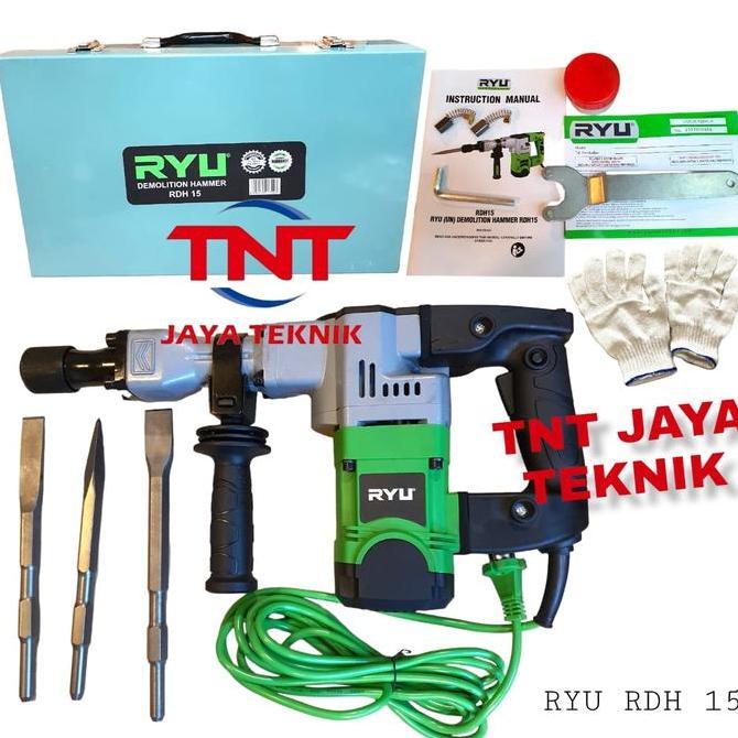 Terjangkau Mesin Bor Bobok Tembok Beton Ryu Rdh 15 / Demolition Hammer Ryu Rdh15