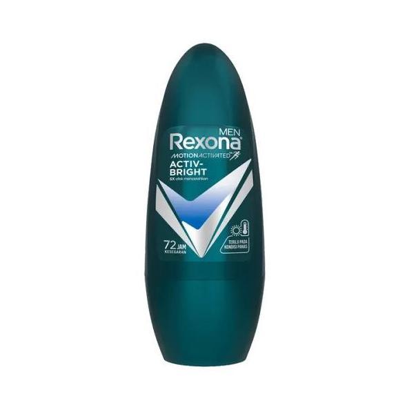 REXONA MEN ROLL ON ACTIVE BRIGHT 45 ML - DEODORANT (TERBAIK) (TERBARU) (TERMURAH)