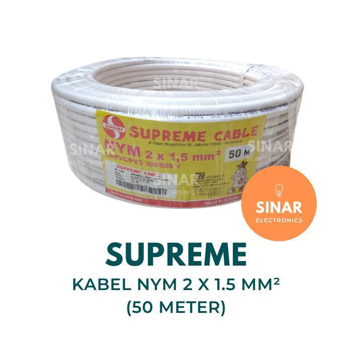 Kabel NYM 2x1,5 mm2 SUPREME 1 Rol (50 Meter)