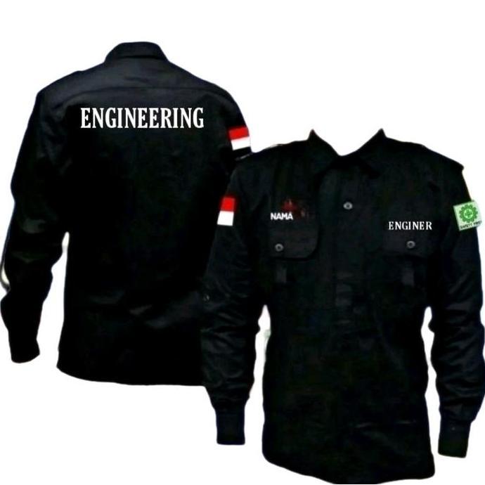KEMEJA PDL ENGINEERING/KEMEJA ENGINEERING FULL BORDIR/SERAGAM ENGINEERING/KEMEJA CUSTUM BORDIR TS