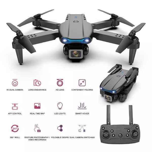 Smart Drone E99 Hd Dual Camera Shoot Original Indoor Outdoor Drone Murah Mini Dengan Kamera Hd Drone
