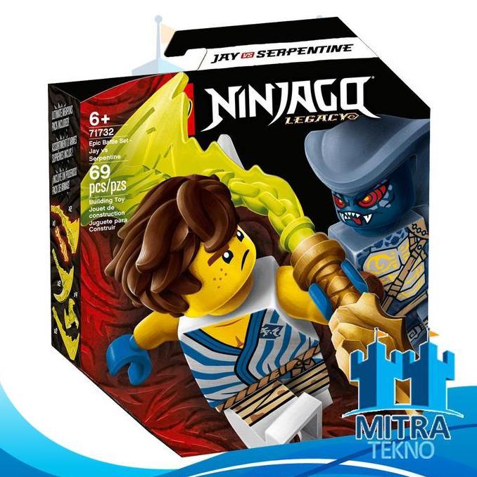 LEGO NINJAGO 71732 - Epic Battle Set - Jay vs Serpentine (TERBAIK) (TERBARU) (TERMURAH)