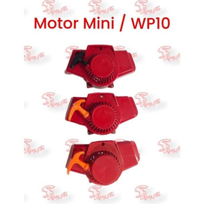 Recoil Starter Tarikan Engkol Motor Mini WP 10 Mini Trail Motor mesin kecil RESTOCK