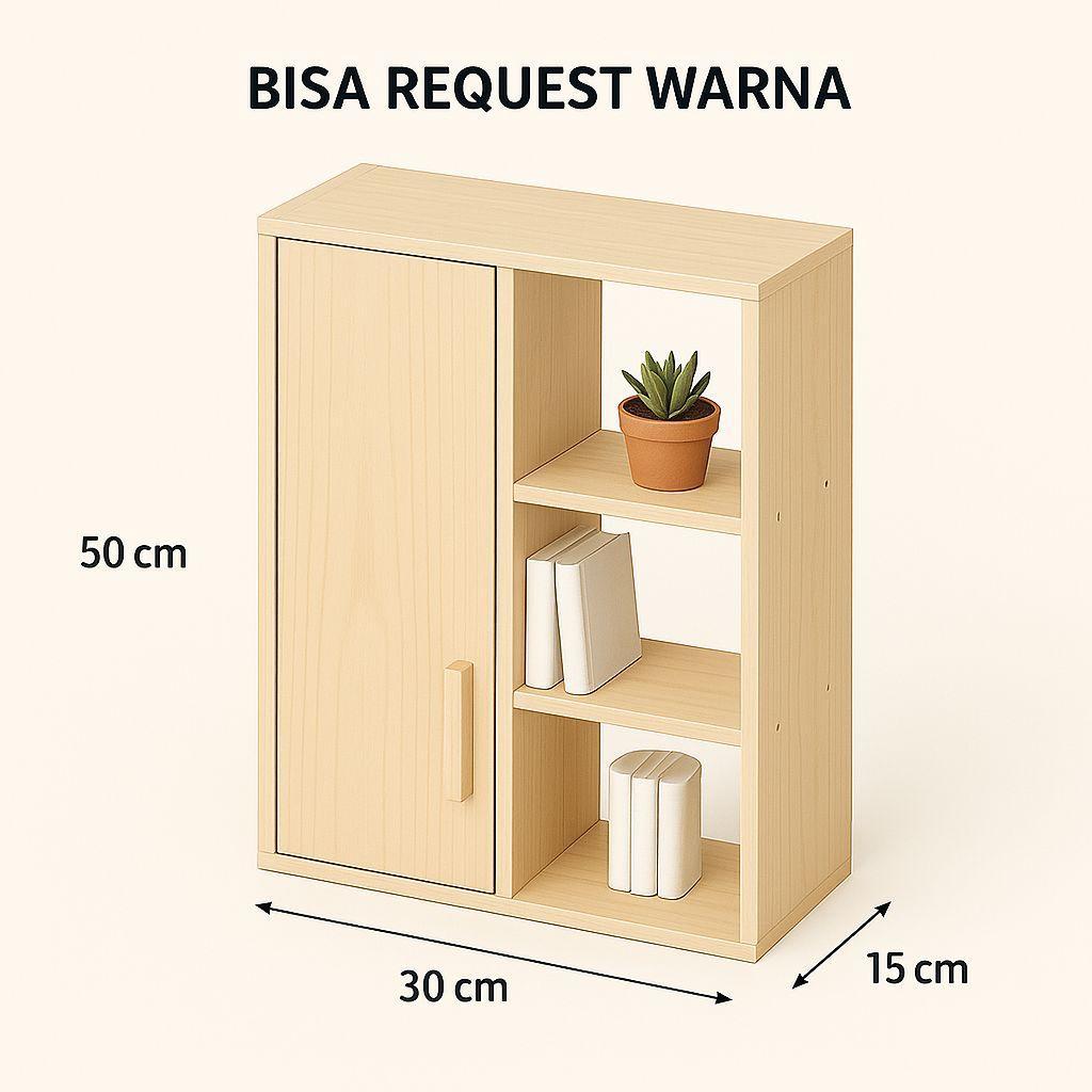 Rak Kitchen Set Mini Kayu Jati Belanda Natural Rak Bumbu Dapur Cantik & Kuat Untuk Ruang Minimalis