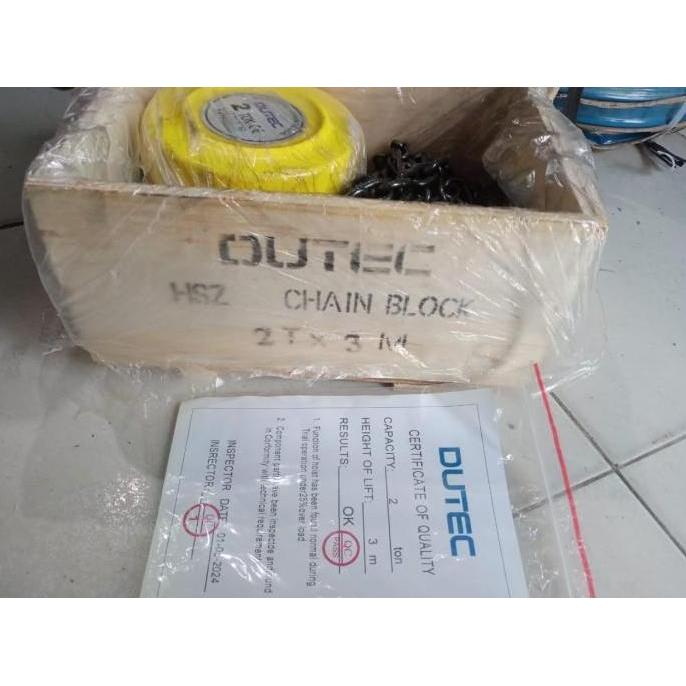Chain Block / Takel / Katrol 2 ton x 5 meter Dutec