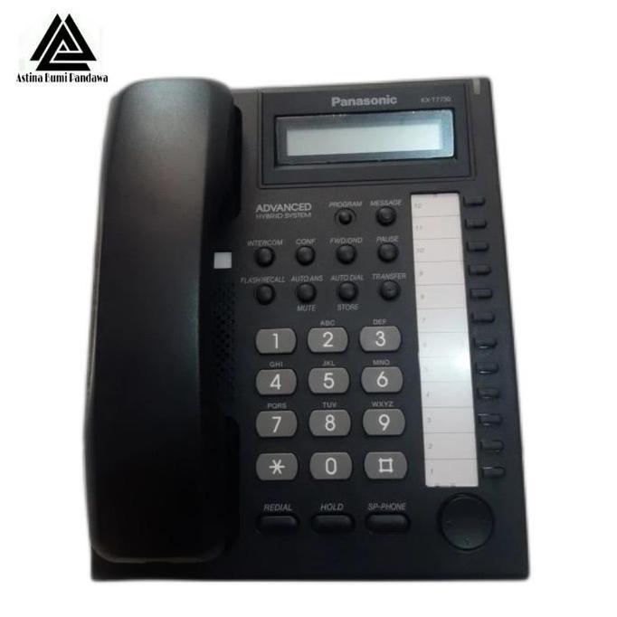 Pesawat Telepon master panasonic 7730 Hitam / telepon digital 7730 hitam (TERBAIK) (TERBARU) (TERMUR