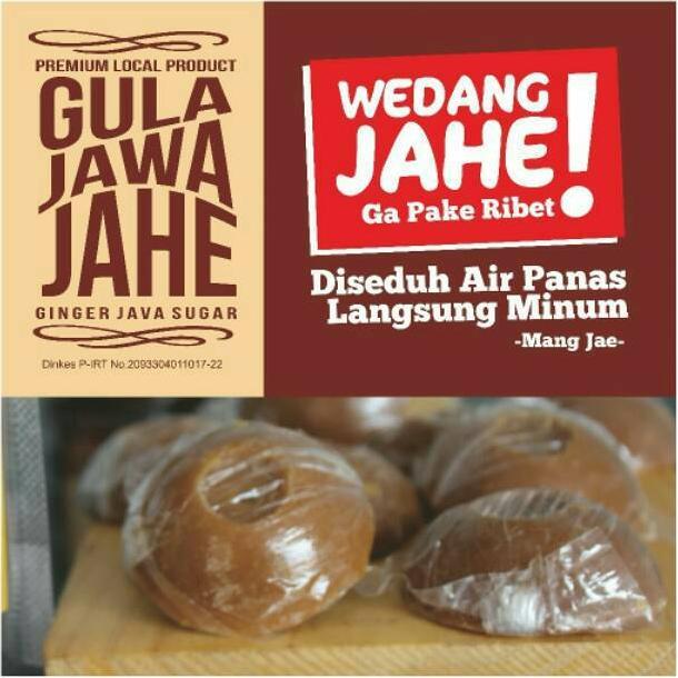 Gula Jawa Jahe Mang Jae Herbal Alami 100%