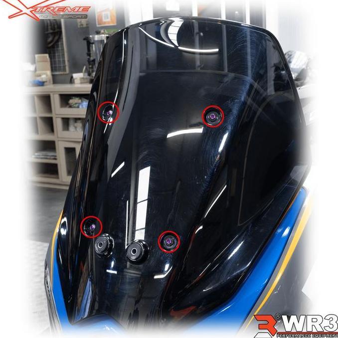 Promo Baut Titanium L Wr3 Small Head Uk. M5 Baut 8 Kunci L4 / M6 Baut 10 Kunci L5 Untuk Mirror Holde
