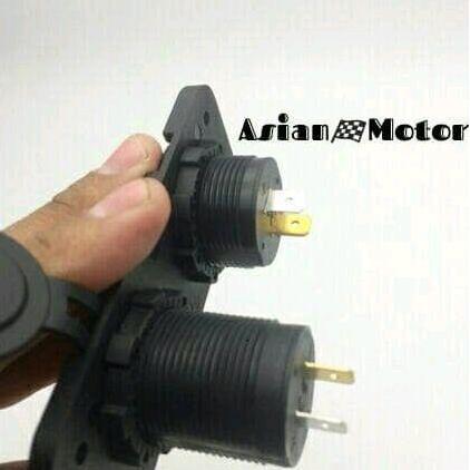 Promo Casan Hp Motor Charger Usb + Voltmeter Nmax Vario 125 150 Vixion Dll Cod