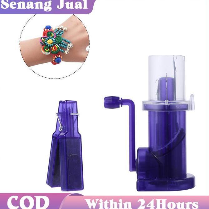 LUMIERE Alat Rajut Otomatis / Mesin Kepang Tali Engkol Tangan / MiniManualDiy