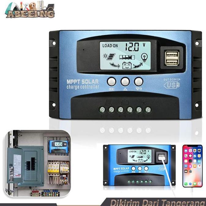 NIKIFOROV 50A Solar Charger Controller MPPT 12V 24V Solar Controller